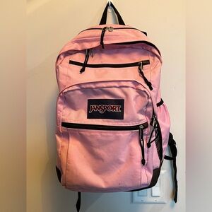 Large Jansport backpack with suede bottom